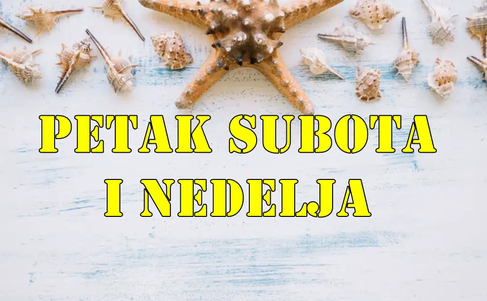 Petak je introspektivan i emotivan, subota donosi nagle preokrete u odnosima, a nedelja – snažnu energiju novog početka. Petak je introspektivan i emotivan, subota donosi nagle preokrete u odnosima, a nedelja – snažnu energiju novog početka.