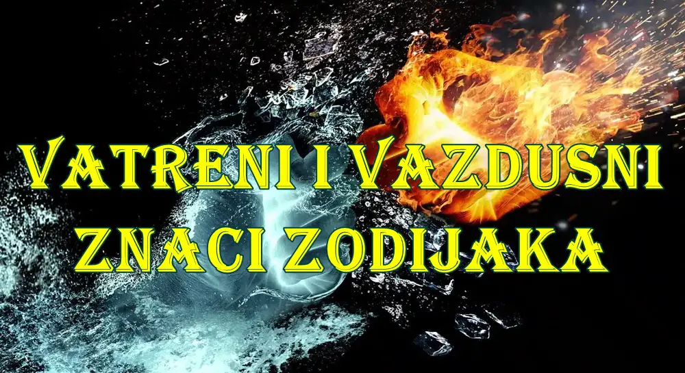 Vatreni i vazdusni znaci zodijaka u narednih nekoliko dana . Vatreni i vazdusni znaci zodijaka u narednih nekoliko dana .