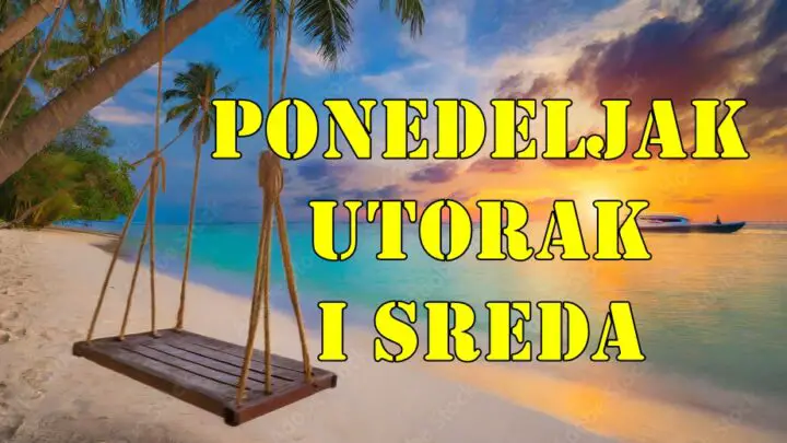 Ponedeljak utorak i sreda evo sta ova tri dana sa sobom donose.