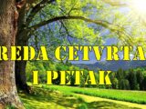 Sreda cetvrtak i petak evo sta vas ceka u ova tri dana.