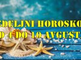 Nedeljni horoskop za period od 4. do 10. avgusta 2025. godine donosi raznovrsne energije za sve znakove Zodijaka.