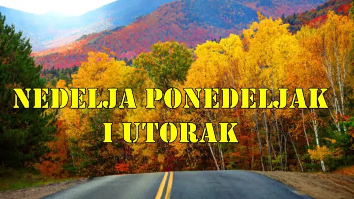 Nedelja ponedeljak i utorak saznajte sta vas u ova tri dana ceka.