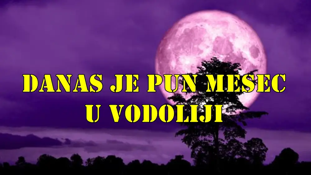 Danas je pun mesec u Vodoliji :Vreme je za introspekciju i oslobađanje od stvari koje vas koče.