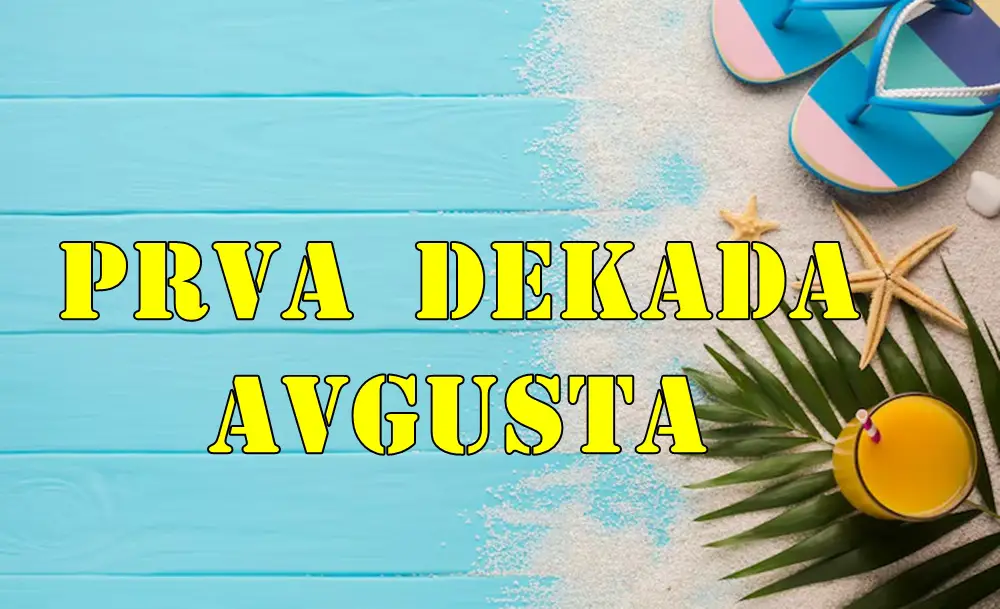 Pred vama je prva dekada avgusta, period koji donosi značajne planetarne uticaje i energiju koja može biti promenljiva. Pred vama je prva dekada avgusta, period koji donosi značajne planetarne uticaje i energiju koja može biti promenljiva.