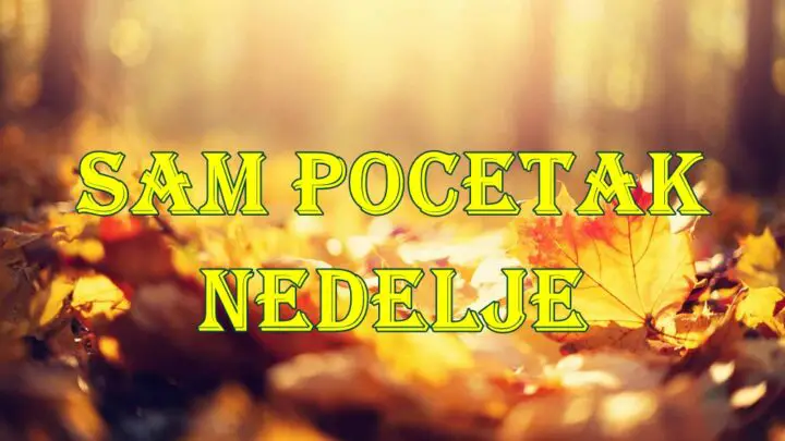 Sam pocetak nedelje za sve znake zodijaka.
