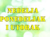 Nedelja ponedeljak i utorak  nekome nove prilike za posao a nekome ljubav cveta.