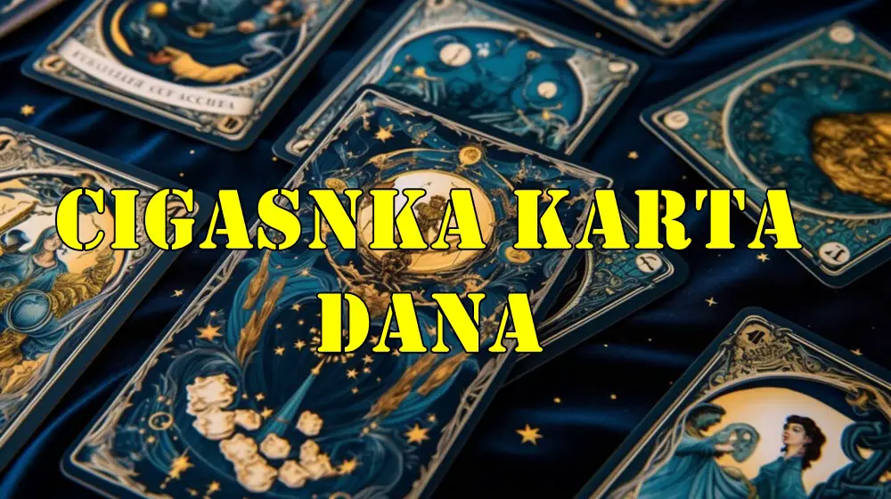 Ciganska karta dana :Lav  Konj – Simbol snage i akcije, koji vas poziva da budete u centru pažnje.