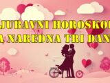♓  Ribe će biti romantične i intuitivne u naredna tri dana.
